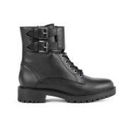 Geox Svarta Ankelboots för Kvinnor Black, Dam