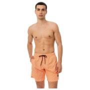4Giveness Elastisk midja Medium längd badkläder Orange, Herr