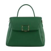 Pourchet Paris Grön handväska med avtagbar rem Green, Dam