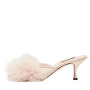 Dolce & Gabbana Pre-owned Pre-owned Satin sandaler Pink, Dam
