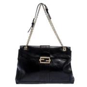 Fendi Vintage Pre-owned Laeder fendi-vskor Black, Dam