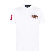 Polo Ralph Lauren Vit Casual Polo Tröja för Män White, Herr