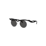 Prada PR A24S 1Ab5S0 Sunglasses Black, Dam