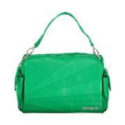 Desigual Grön handväska med flera fickor Green, Dam
