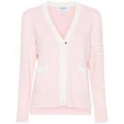Thom Browne Stilfull Stickad Cardigan Sweater Pink, Dam