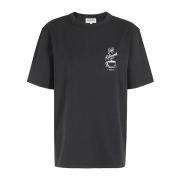Maison Kitsuné T-Shirts Black, Dam