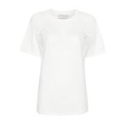 Ermanno Scervino Vit T-shirt med Spets White, Dam