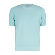 Kangra Casual Bomull T-shirt Blue, Herr