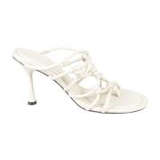 Studio Amelia Elegant Högklackad Sandal Beige, Dam