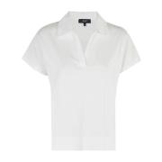 Fay Tennis Polo Shirt White, Dam