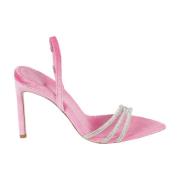 Bettina Vermillon High Heel Sandals Pink, Dam