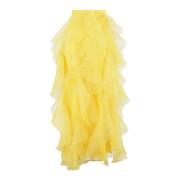 Ermanno Scervino Stilfull Kjol för Kvinnor Yellow, Dam