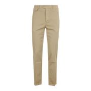 Tela Genova Stiliga Paride Chino Byxor Brown, Herr