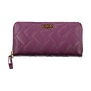 Guess Lila plånbok med flera fack Purple, Dam