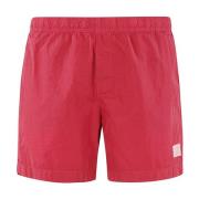 C.P. Company Korta Eco-Chrome Badshorts Red, Herr