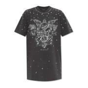 AllSaints T-shirt `Scatter` Gray, Dam