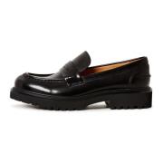 Cesare Gaspari Blockklack loafers - Svart Black, Dam