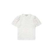 Munthe Feminin Broderad T-shirt White, Dam