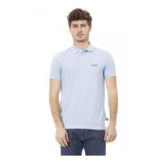 Baldinini Herr Polo Shirt med Broderidetaljer Blue, Herr