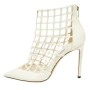 Jimmy Choo Pre-owned Pre-owned Laeder klackskor White, Dam