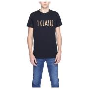 Alviero Martini 1a Classe Svart Tryckt Rund Hals T-shirt Män Black, He...