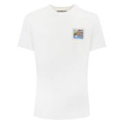 MC2 Saint Barth Ibiza Vykort Tryck T-shirt Vit White, Herr