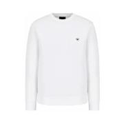 Armani Herr Bomulls Sweatshirt Essentials Kollektion White, Herr