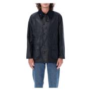 Barbour Navy Bedale Vaxjacka Kläder Blue, Herr