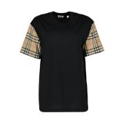 Burberry Carrick T-shirt Black, Dam