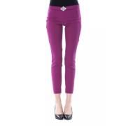 Byblos Violet Polyester Jeans & Pant Purple, Dam