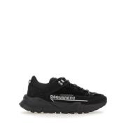 Dsquared2 Italienska Läder Sneaker Free Skor Black, Herr