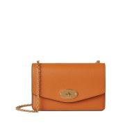 Mulberry Liten Darley Sunset Läder Crossbody Väska Orange, Dam