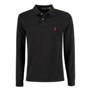 Ralph Lauren Svart Polo Skjorta Klassisk Stil Black, Herr