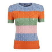 Ralph Lauren Multi Stripe Sweatshirt för Kvinnor Multicolor, Dam
