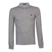 Ralph Lauren Grå Heather Stickad Tröja Gray, Herr