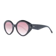 Ted Baker Stiliga Cat Eye Solglasögon med Gradient Black, Dam