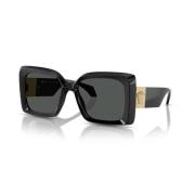 Versace Modiga fyrkantiga solglasögon Black, Unisex