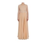 Dolce & Gabbana Maxi Dresses Beige, Dam