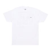 Obey Ripped Icon Classic Tee White White, Herr
