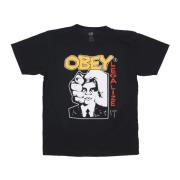 Obey Legalize It Classic Pigment Tee Black, Herr
