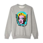 Comme des Garçons Andy Warhol Print Sweaters Gray, Herr