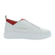 Alexander Smith Sneakers - Vit/Röd - Stilfull Modell White, Herr