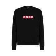 Dsquared2 Cool Fit Logo Sweatshirt Black, Herr