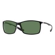 Ray-Ban Liteforce Tech Sunglasses Black/Green Black, Unisex