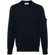 Stone Island Blå Sweatshirt Ss24 Herrmode Blue, Herr