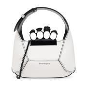 Alexander McQueen Mini Juvelerad Handväska White, Dam