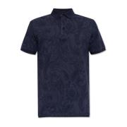 Etro Polo med logotyp Blue, Herr