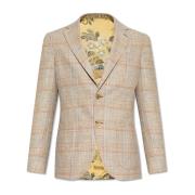 Etro Rutig Mönstrad Blazer Multicolor, Herr