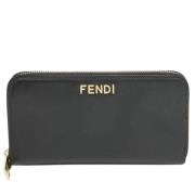 Fendi Vintage Pre-owned Laeder plnbcker Black, Dam