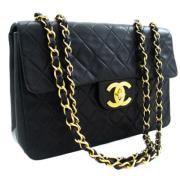 Chanel Vintage Pre-owned Laeder chanel-vskor Black, Dam